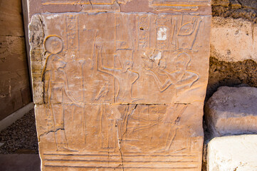 It's Deir el-Haggar temple, Dakhla Oasis, Western Desert, Egypt