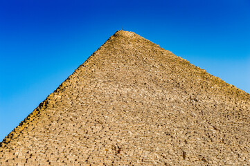 It's Great Pyramid of Giza (Pyramid of Khufu or the Pyramid of Cheops), the oldest and largest of...