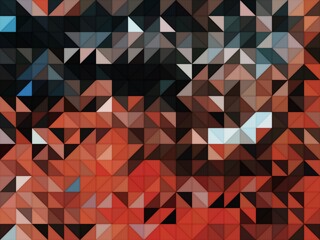 orange black blue geometric shapes abstract background