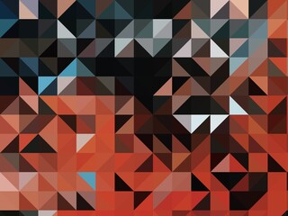 orange black blue geometric shapes abstract background