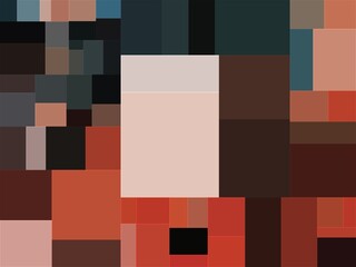 orange black blue geometric shapes abstract background