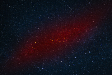 Night sky with milky way. Natural image.