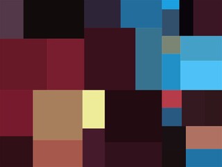 blue red magenta geometric shapes abstract background