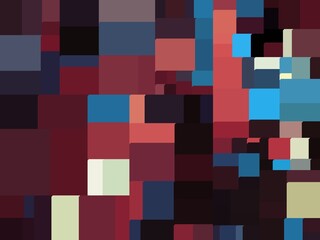 blue red magenta geometric shapes abstract background