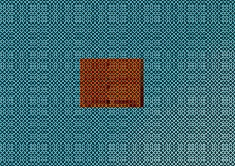 cyan blue orange geometric shapes abstract background