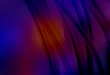 Dark Blue, Red vector blurred and colored pattern.