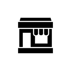 store icon glyph style design