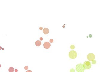 Light Green, Red vector layout with circle shapes.