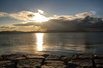The sunrise over the Seto Inland Sea from Shodoshima_08