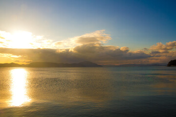 The sunrise over the Seto Inland Sea from Shodoshima_02