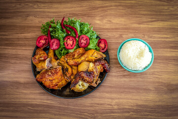 Chicken roasted in Earthen jar. One of the delicious dish that you must try from Thailand . It has...