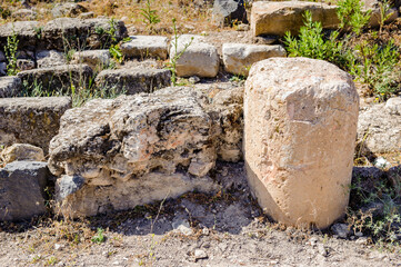 Obraz premium It's Ruins of Gadara, modern Jordan