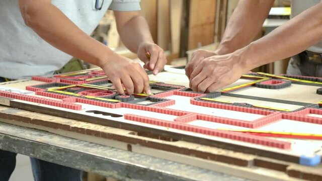 production preceses in a printing