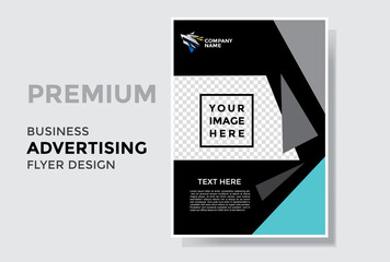 pack of abstract aqua ads flyer design. modern template illustration vector