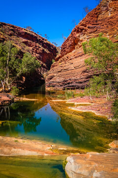 Hamersley Gorge view, Karijini National Park, Western Australia, Australia