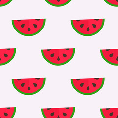 Seamless vector repeat pattern of melons for wrapping paper, wallpaper or textile background