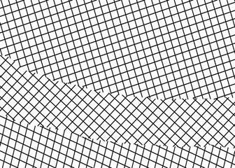 geometric square line pattern abstract background in black and white