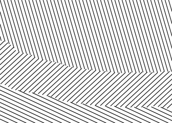 geometric line pattern abstract background in black and white