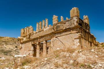 It's Qasr al Abd, a large ruin in Iraq Al Amir, Jordan.