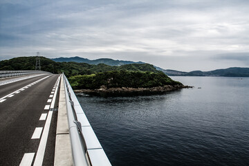 Fototapeta na wymiar 長崎と離島を結ぶ橋梁_04