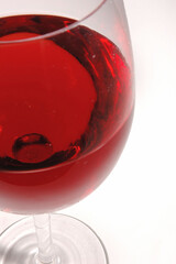 Wine Glass containing red wine