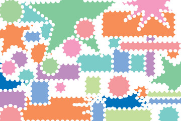 seamless knitted pattern