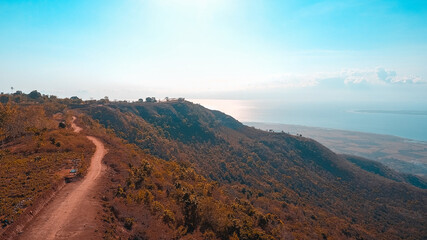 A road on the hill in Mantar, Sumbawa