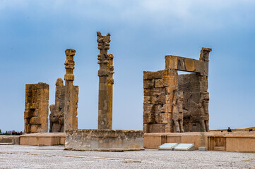 It's Gateway of All the nations in the ancient city of Persepolis, Iran. UNESCO World heritage site