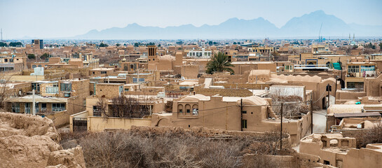 It's Ruins of the old city of Meybod, Iran