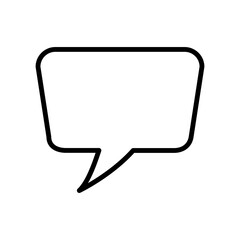 bubble speech icon vector design template