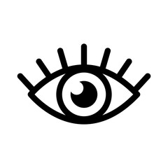 eye icon vector design template