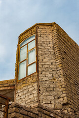 It's Top of a building in the old city in Iran, Asia