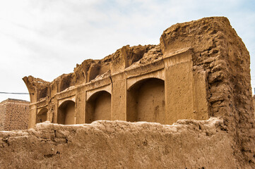 It's Ruins in the ancient area of Nushabad, Iran
