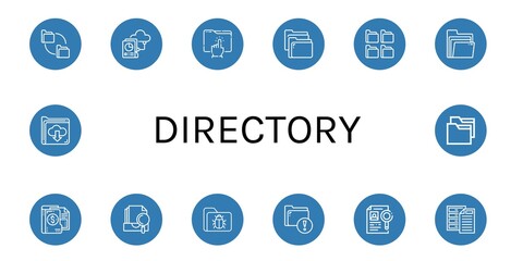 directory icon set