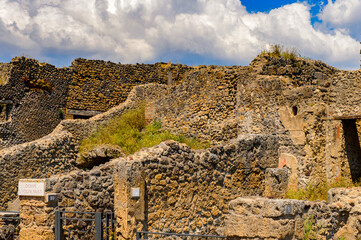 It's RUins of Pompeii, an ancient Roman town destroyed by the volcano Vesuvius. UNESCO World...