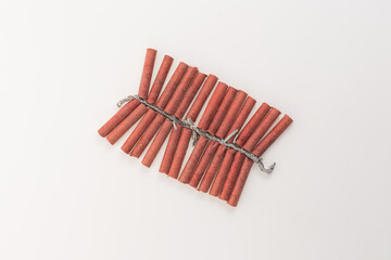 firecracker white background