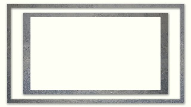 Grey Marble Frame Animation and Copy Background