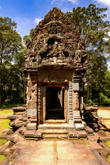 It's Chau Say Tevoda, one of a pair of Hindu temples built during the reign of Suryavarman II at Angkor, Cambodia