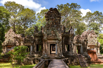 It's Chau Say Tevoda, one of a pair of Hindu temples built during the reign of Suryavarman II at Angkor, Cambodia