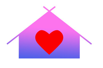 stay home, stay safe on white background ,illustration concept of quarantine and stay at home.