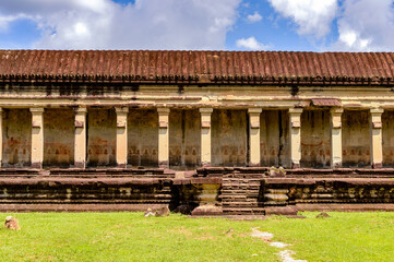 It's Angkor Wat (Temple City), a Buddhist, temple complex in Cambodia and the largest religious...