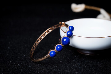 Lapis lazuli bracelet 

