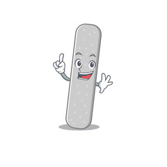 Emery boards caricature design style with one finger pose