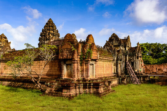 It's Banteay Samre, a temple at Angkor, Cambodia. It's named after the Samre, an ancient people of Indochina