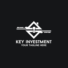 key investment logo vector