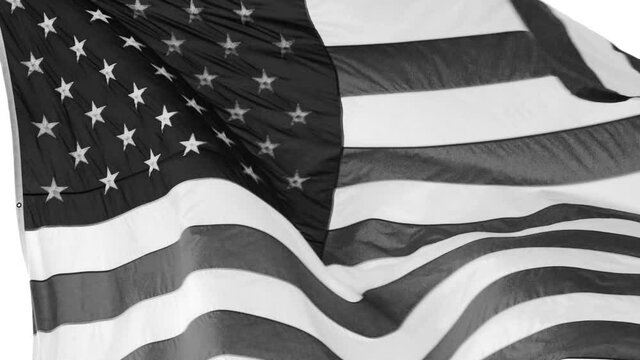 American Flag (HD) BW