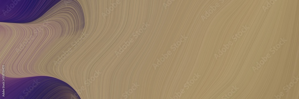 Poster abstract modern horizontal banner with gray gray, very dark violet and dark slate blue colors. fluid