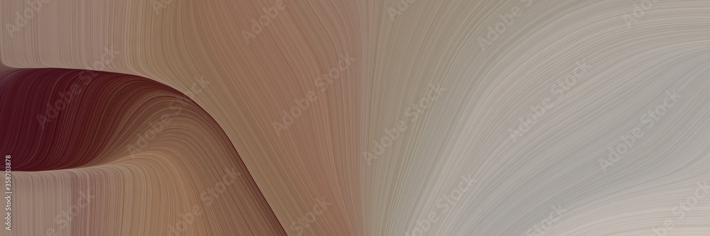 Aufkleber abstract dynamic banner design with gray gray, very dark pink and dark gray colors. fluid curved lin