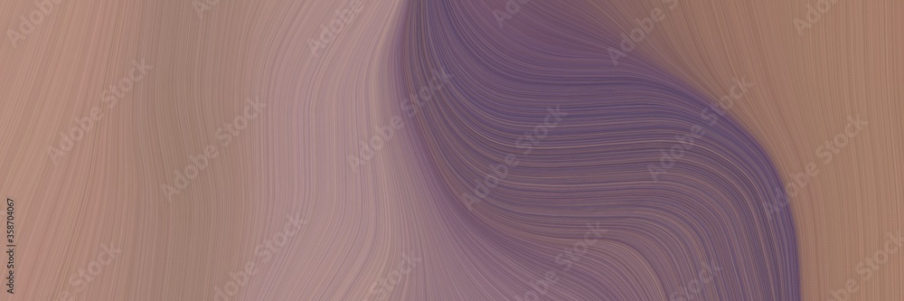 Aufkleber abstract flowing header design with gray gray, old mauve and dim gray colors. fluid curved lines with dynamic flowing waves and curves for poster or canvas