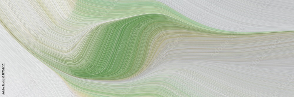 Poster abstract colorful designed horizontal header with pastel gray, gray gray and dark sea green colors. 